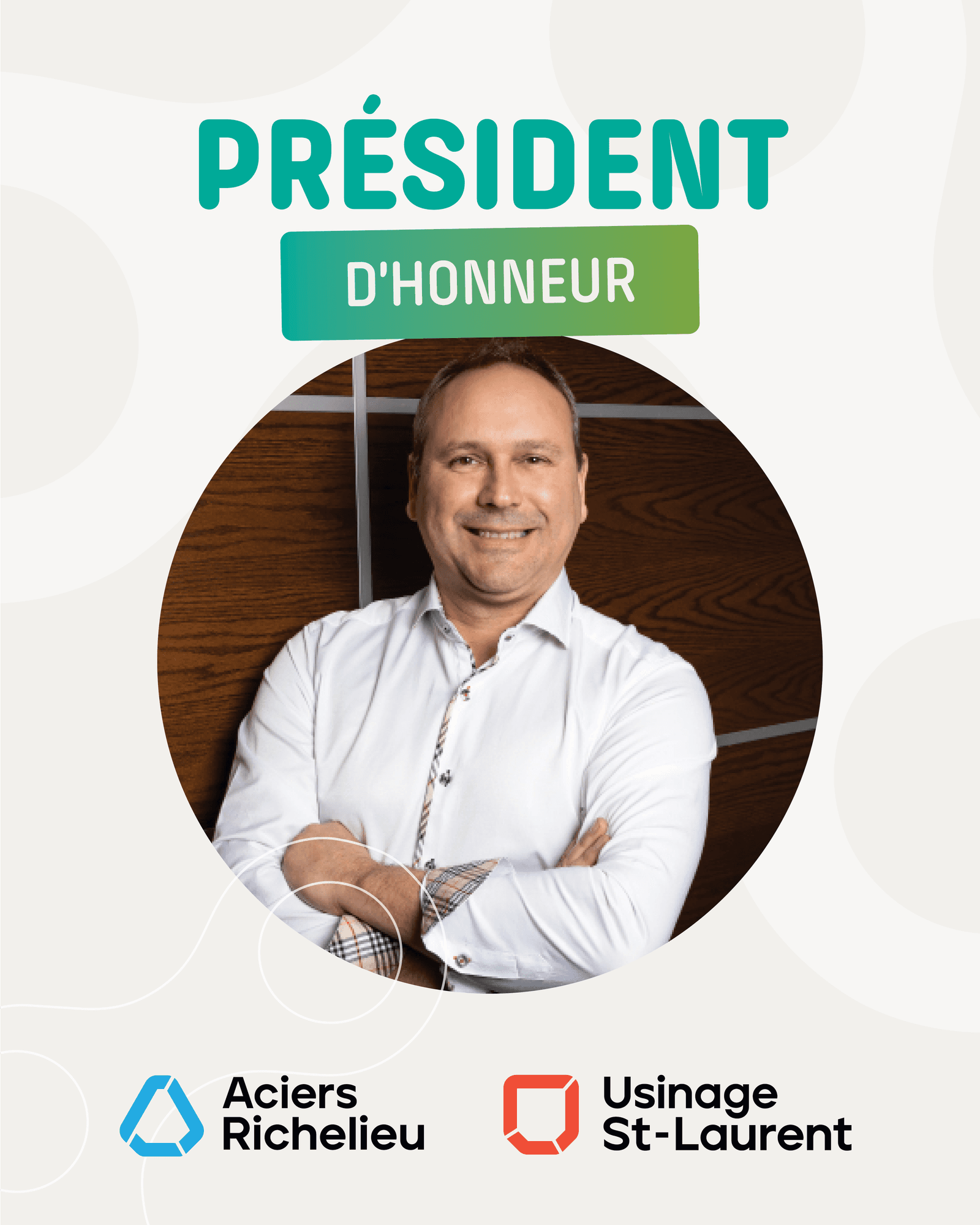 Éric Durand, un président engagé au cœur de sa communauté